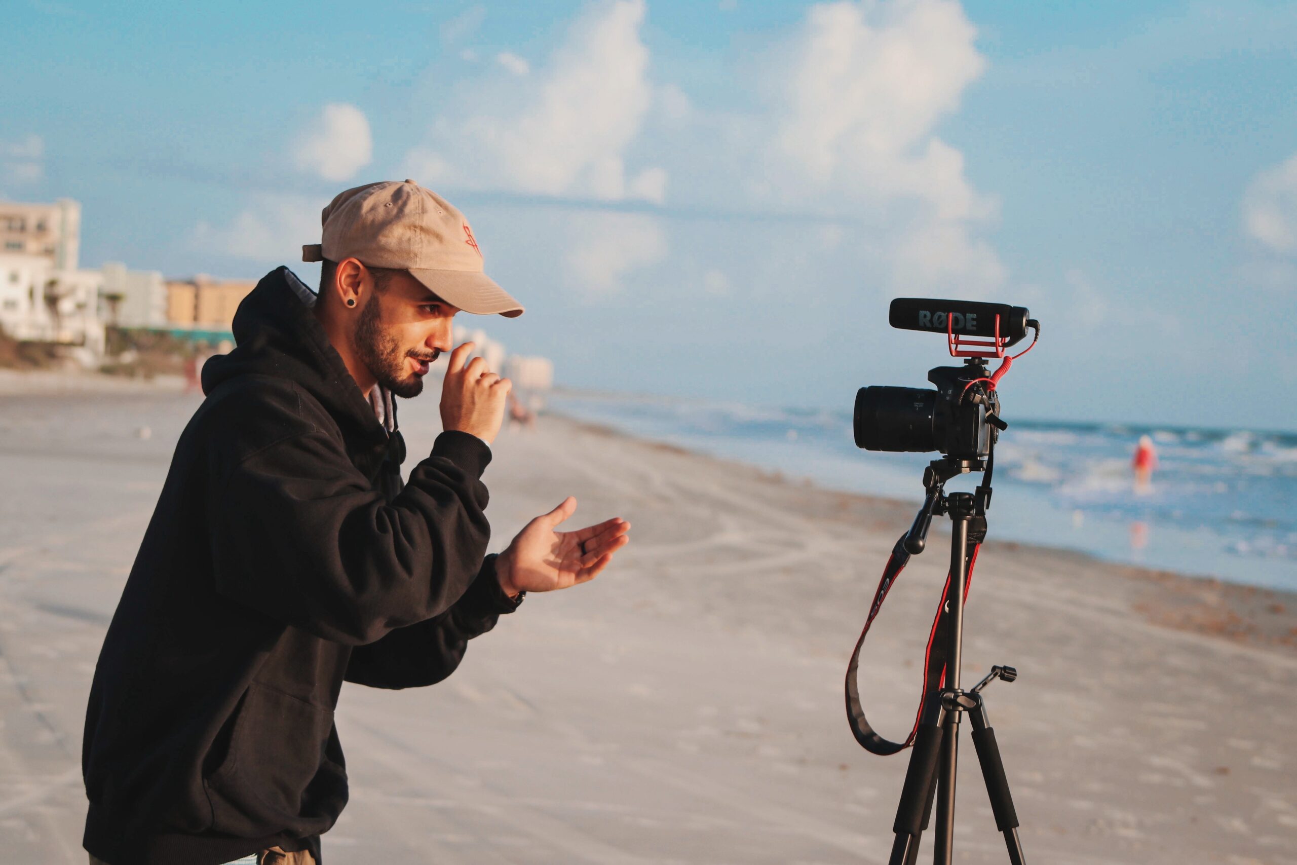 YouTuber Filming